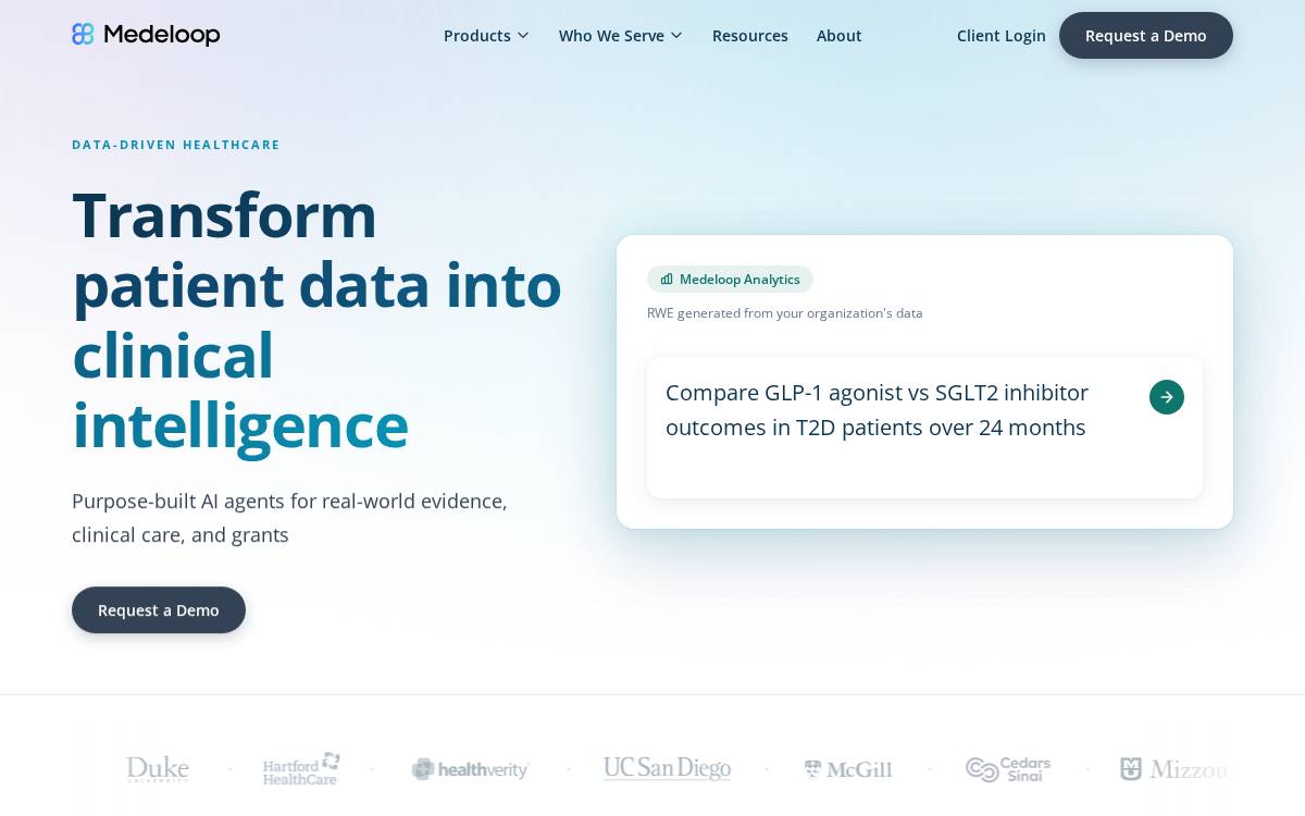 Medeloop website preview