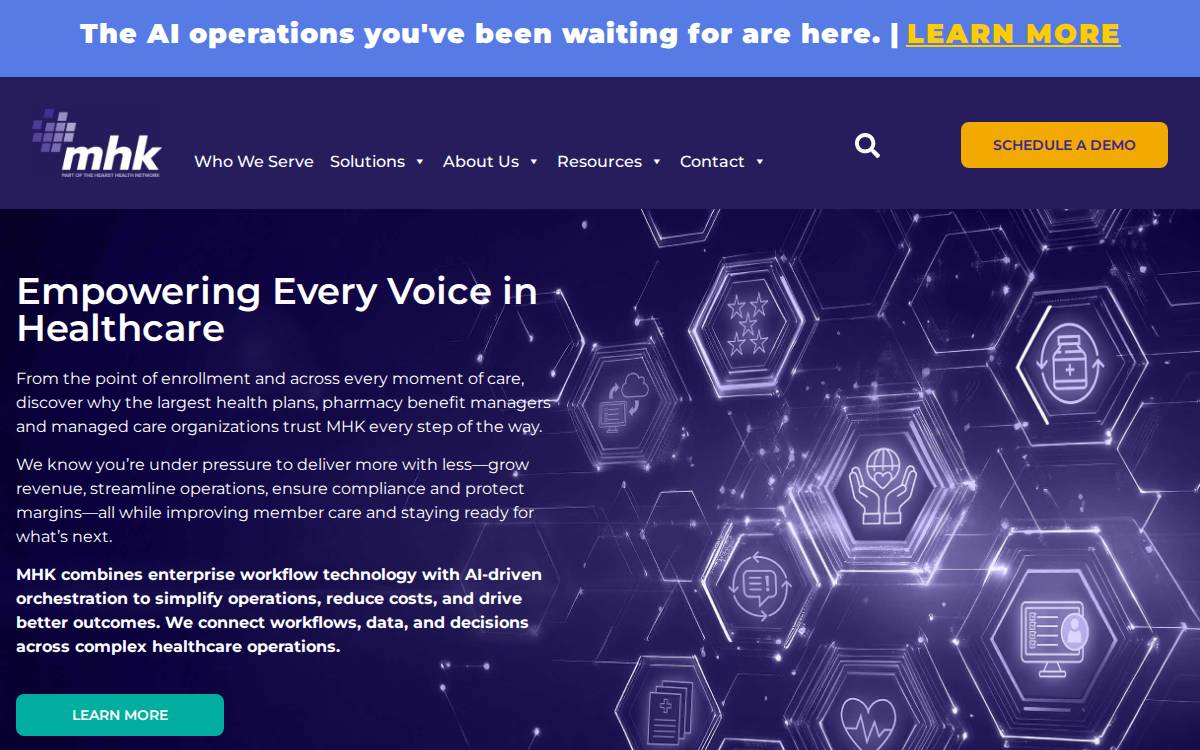 MedHOK website preview