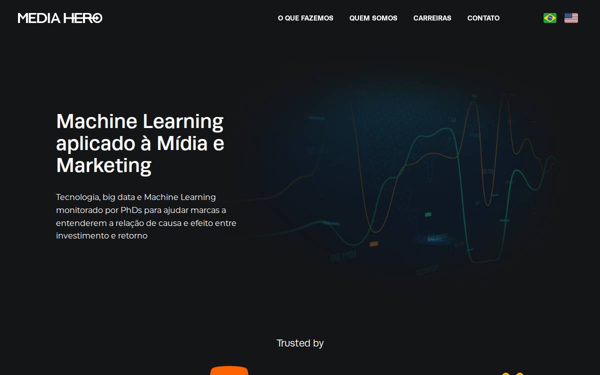 Media Hero website preview