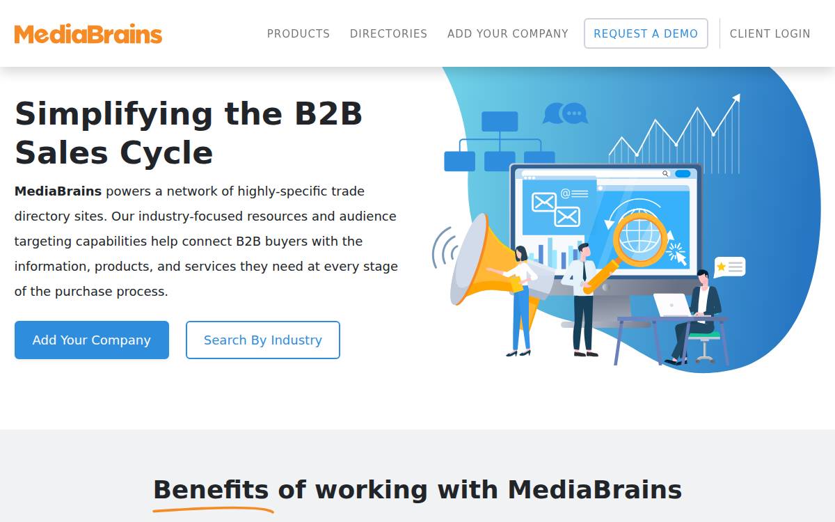 MediaBrains website preview