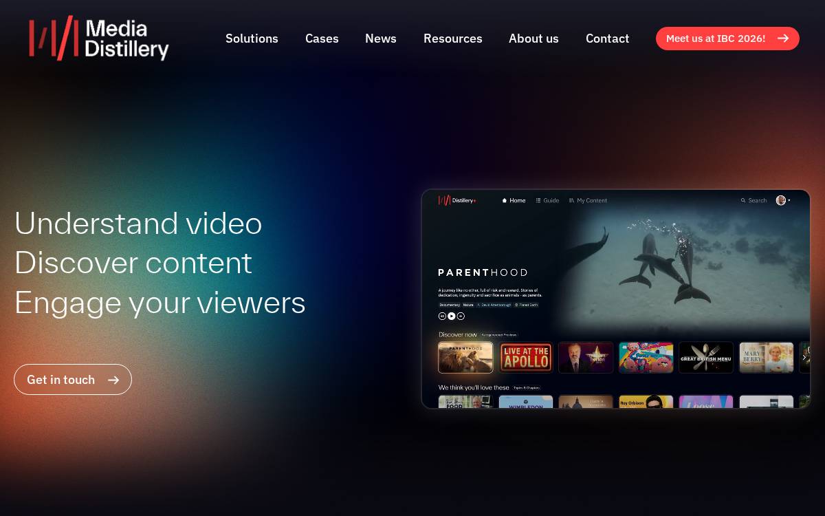 Media Distillery website preview