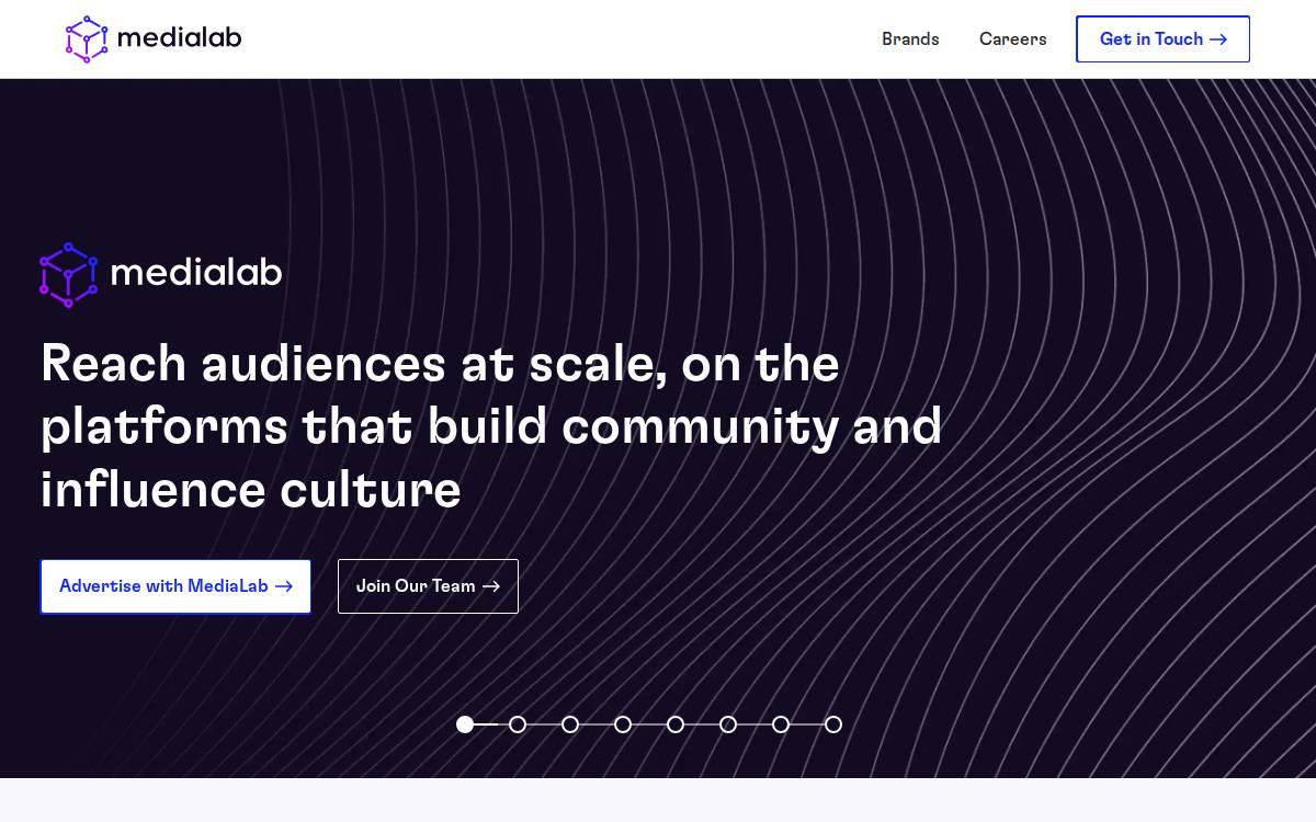 Medialab website preview