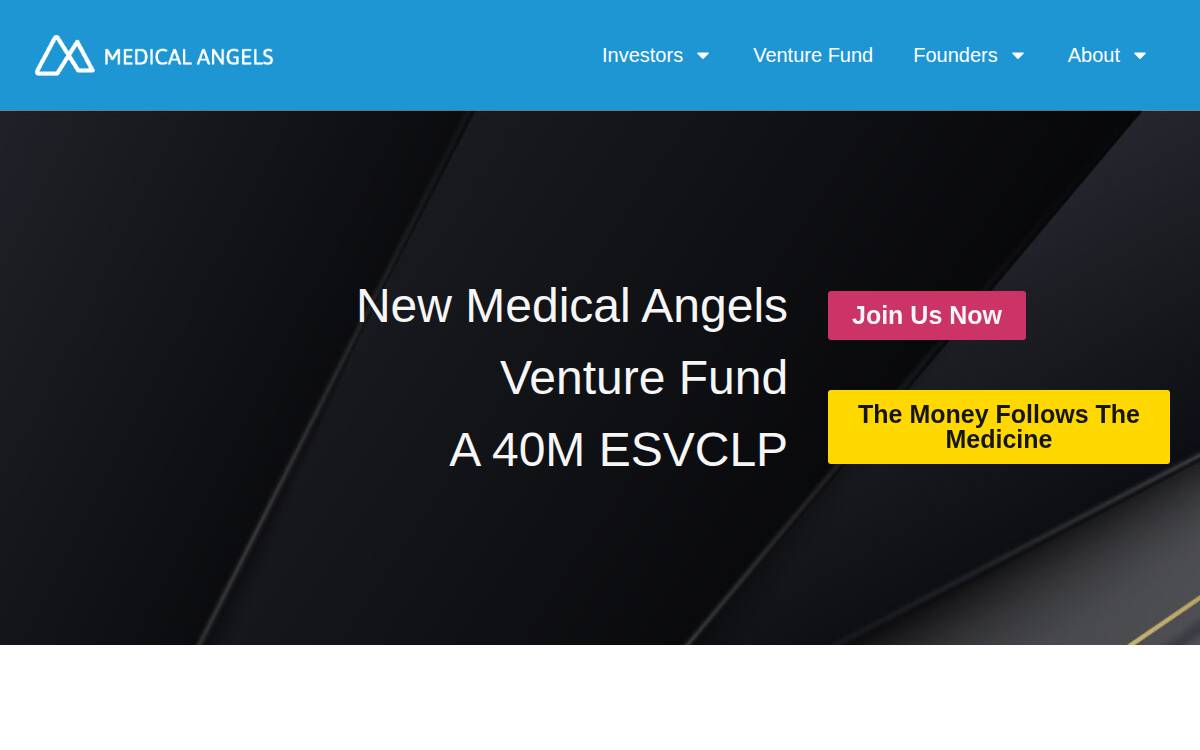 Medical Angels website preview