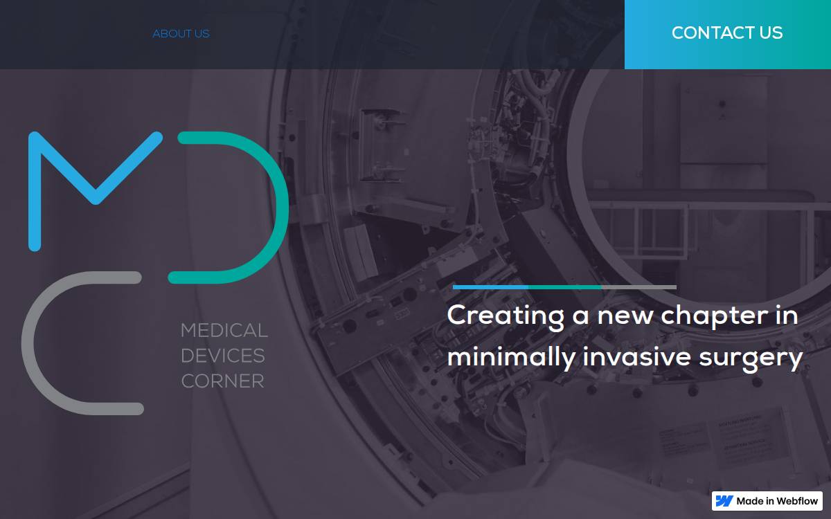Medical Devices Corner website preview