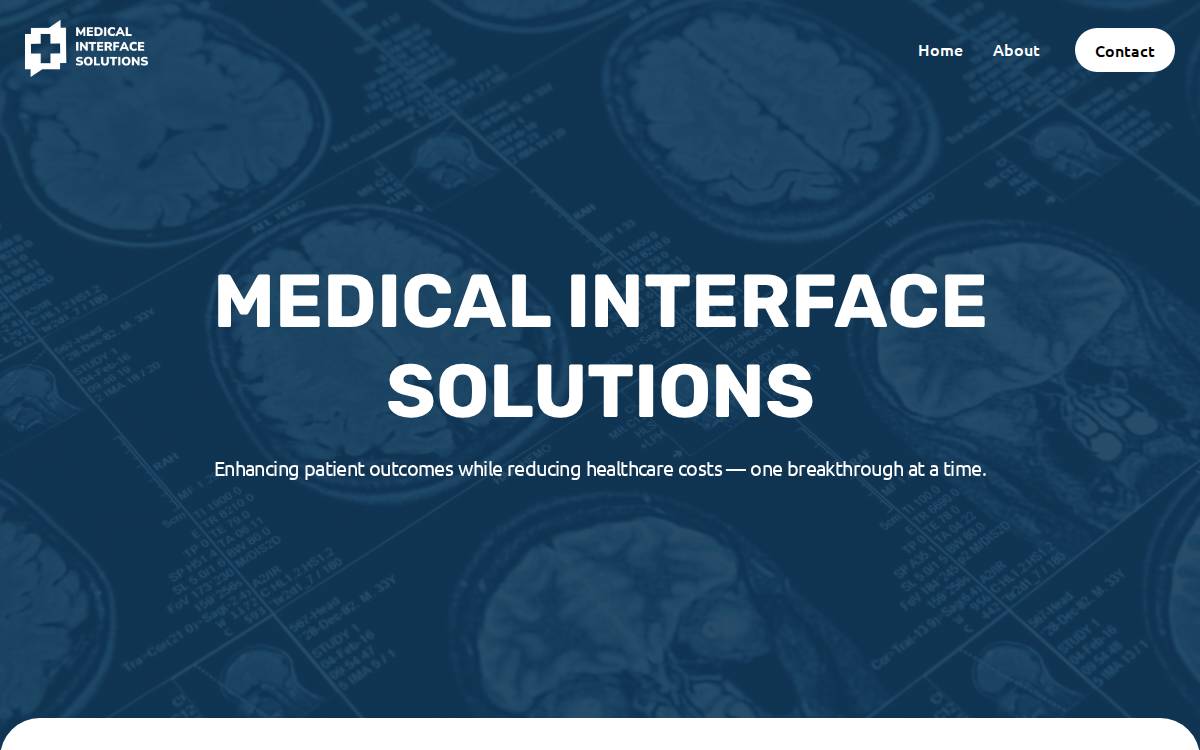 Medicalinterfacesolutions website preview
