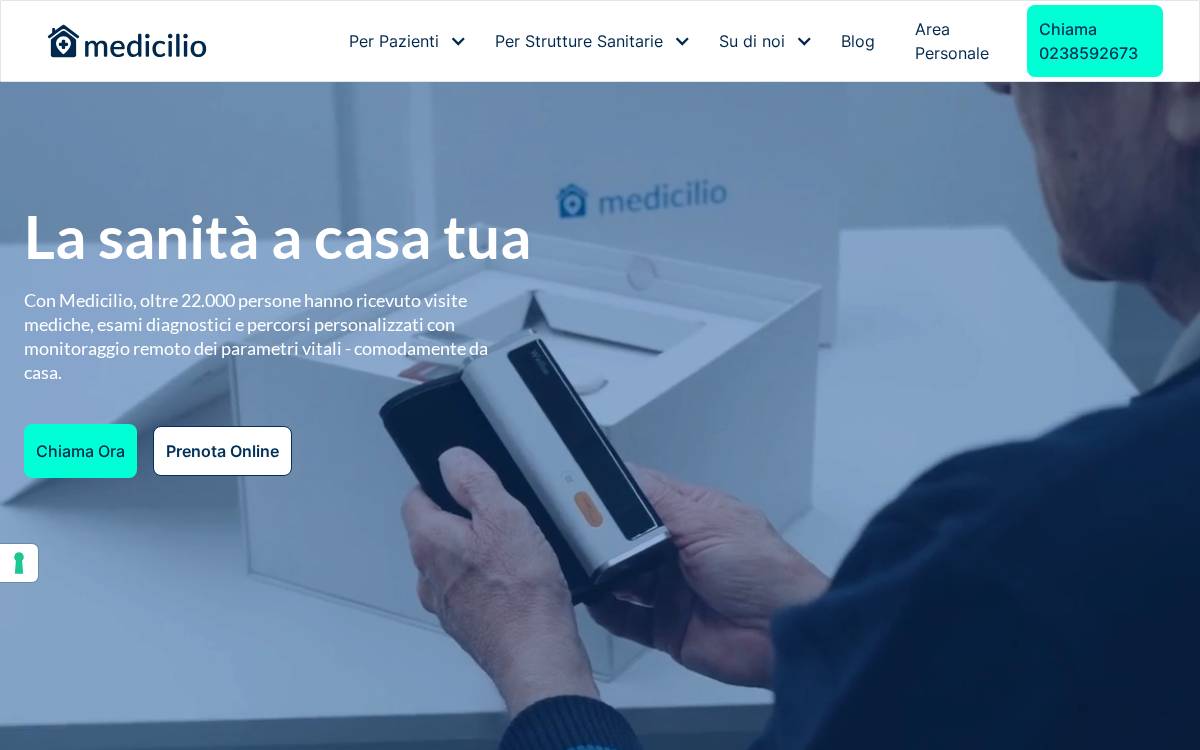 Medicilio website preview