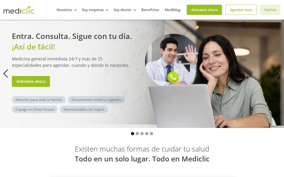 Mediclic website preview
