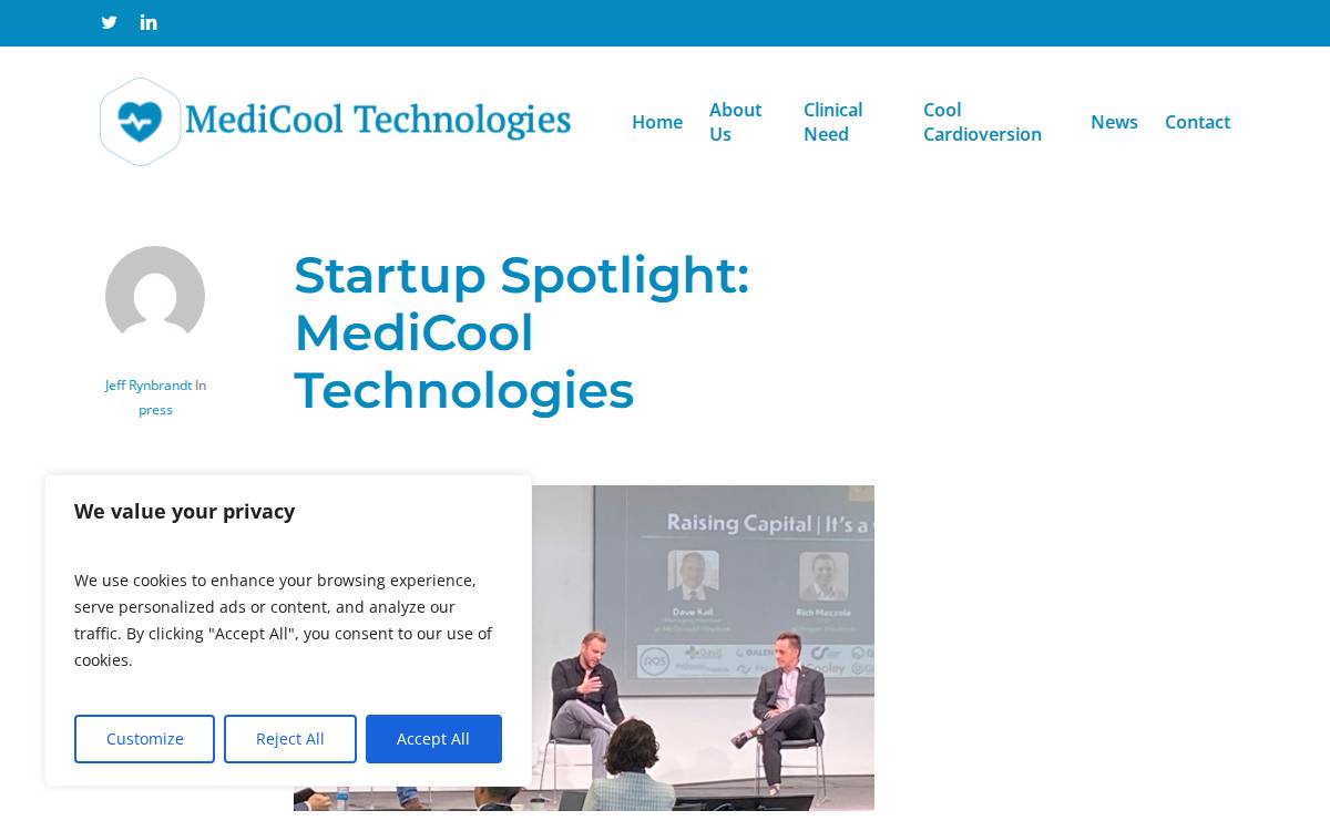 Medicooltech website preview