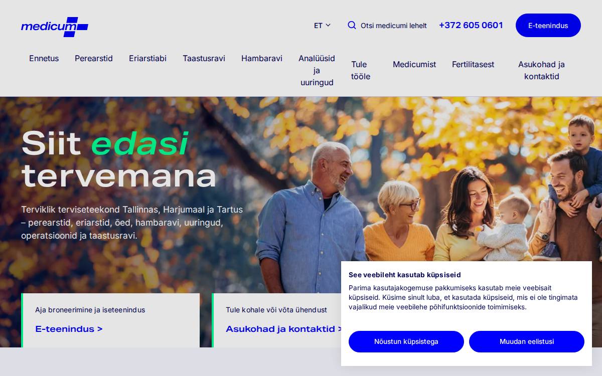 Medicum website preview
