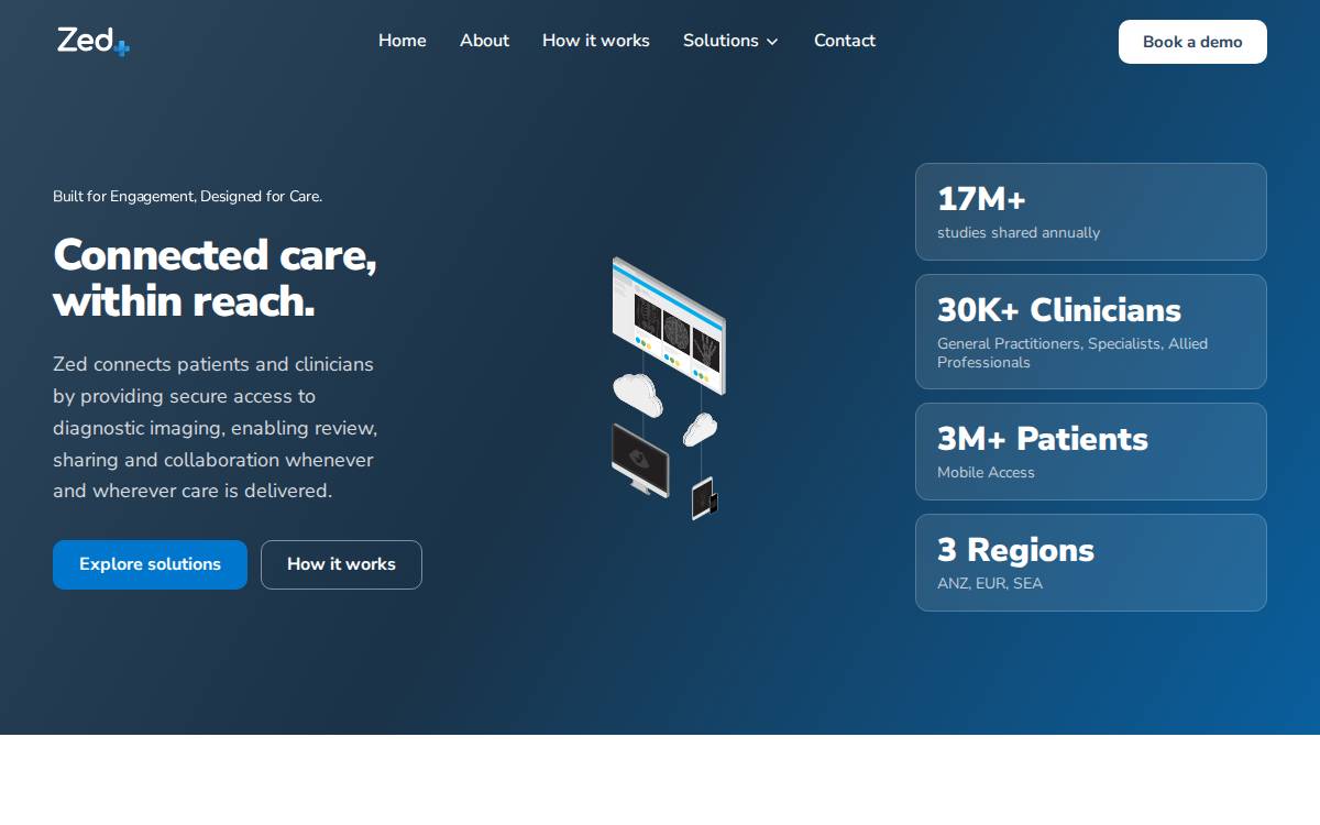 MediNexus, Inc. website preview