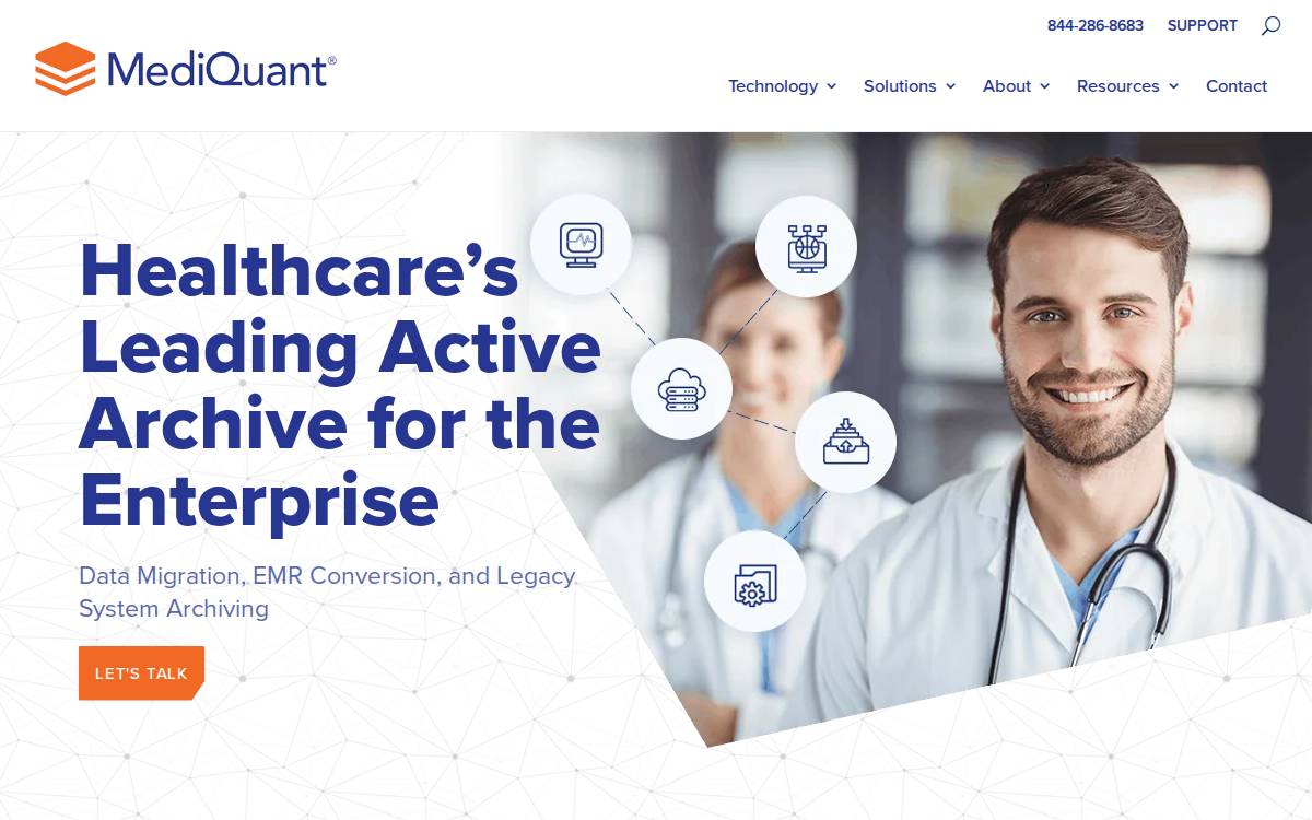 MediQuant website preview