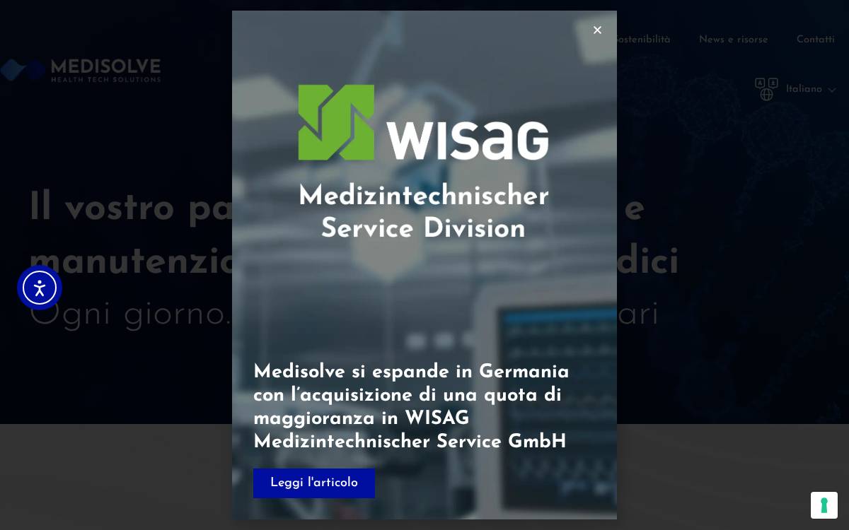 Medisolve website preview