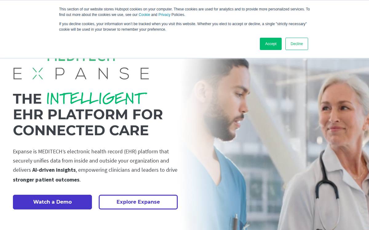 MEDITECH website preview