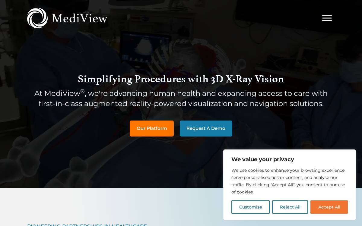 Mediview website preview