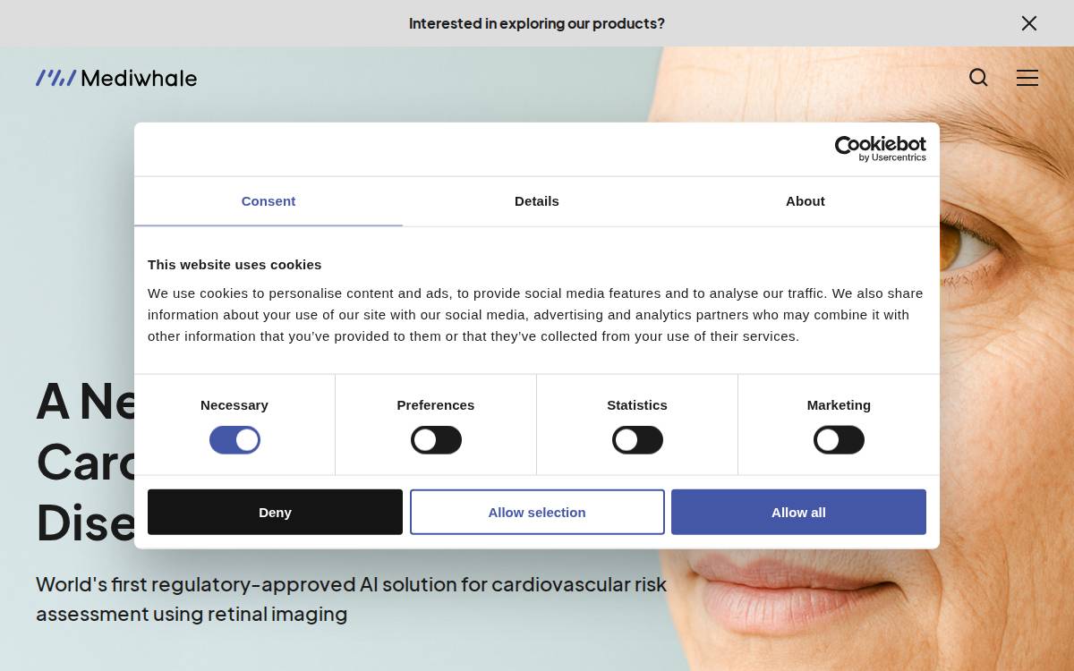 Mediwhale Inc. website preview
