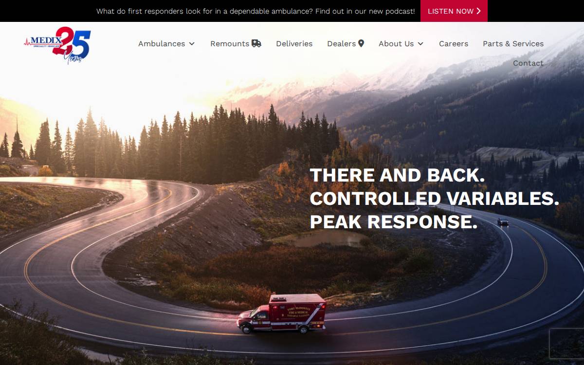 Medix website preview
