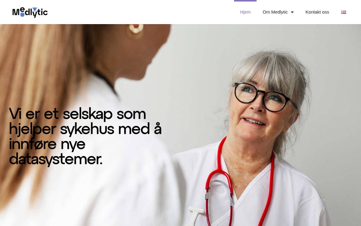 Medlytics website preview
