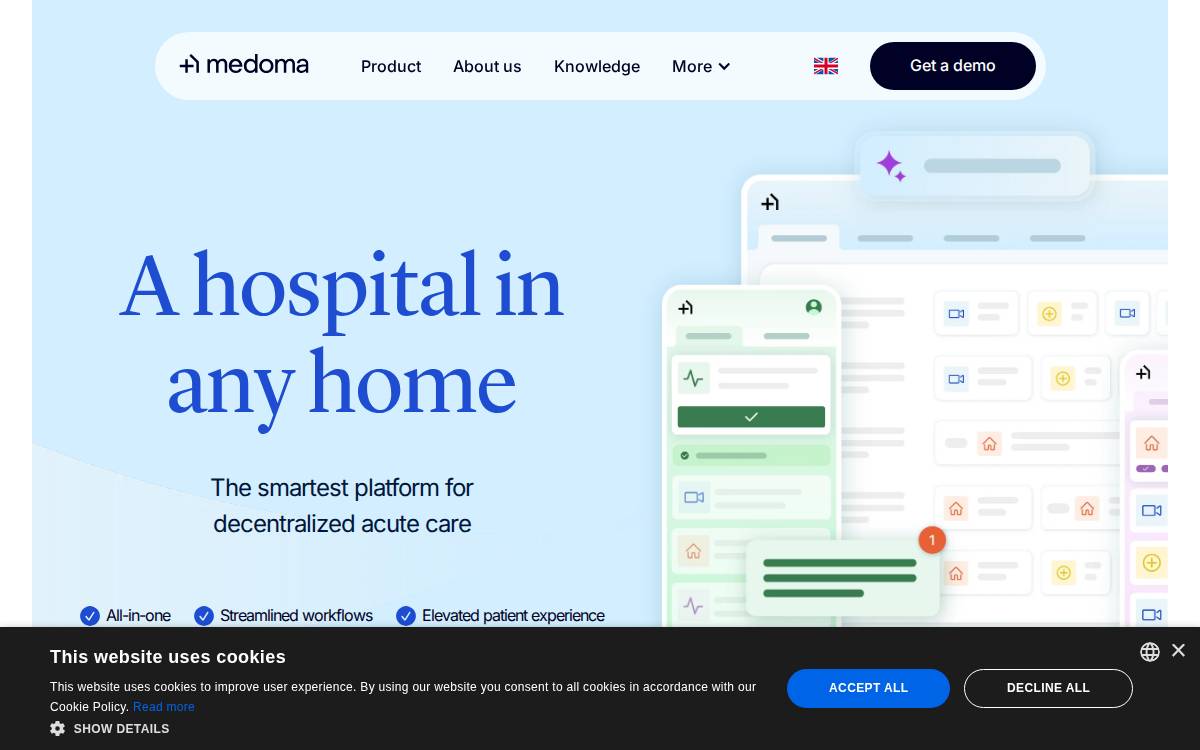 Medoma website preview