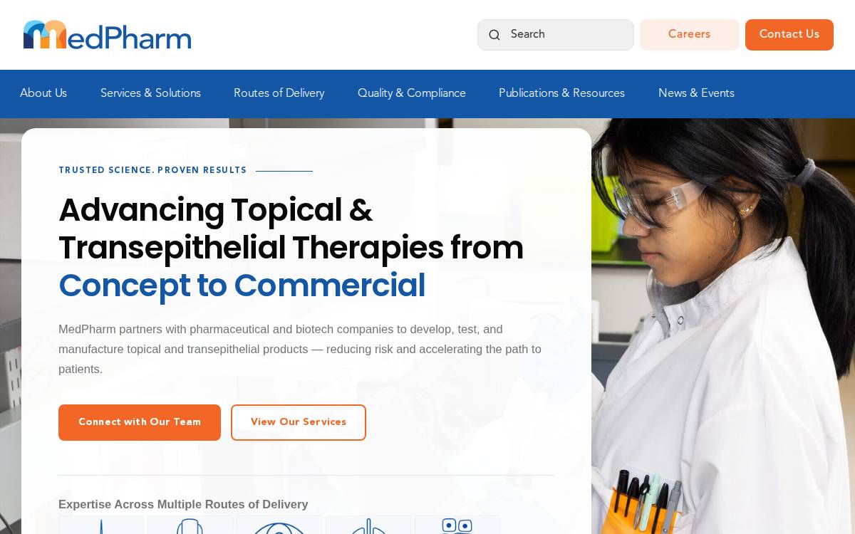 Medpharm website preview