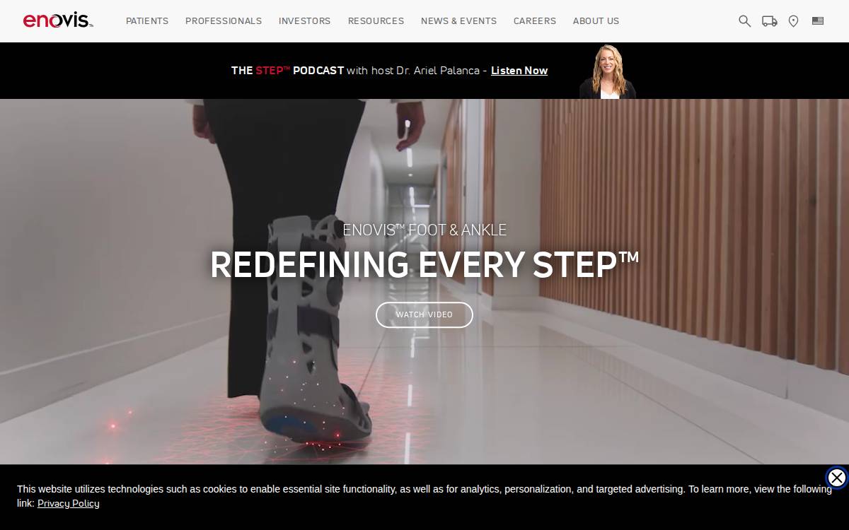 MEDSHAPE, INC. website preview