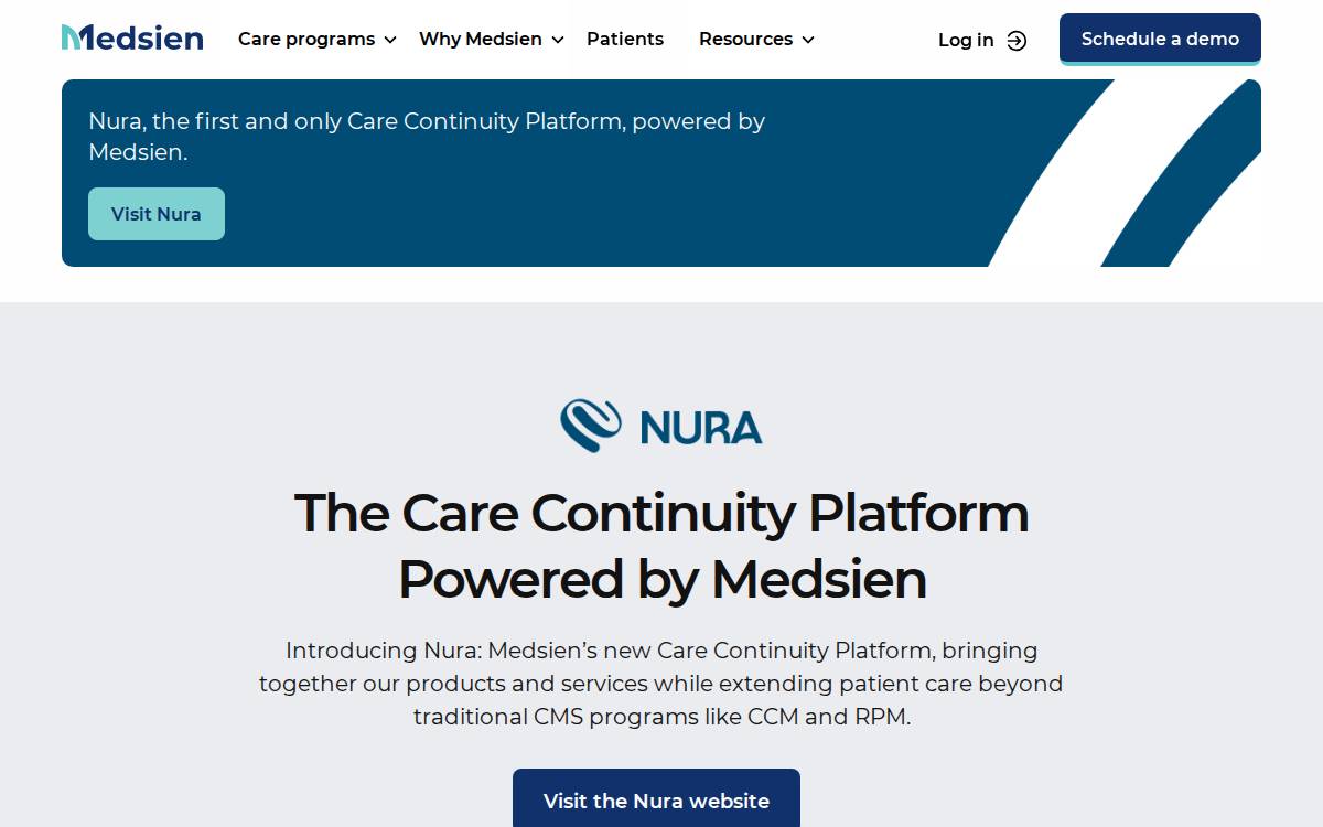 Medsien website preview