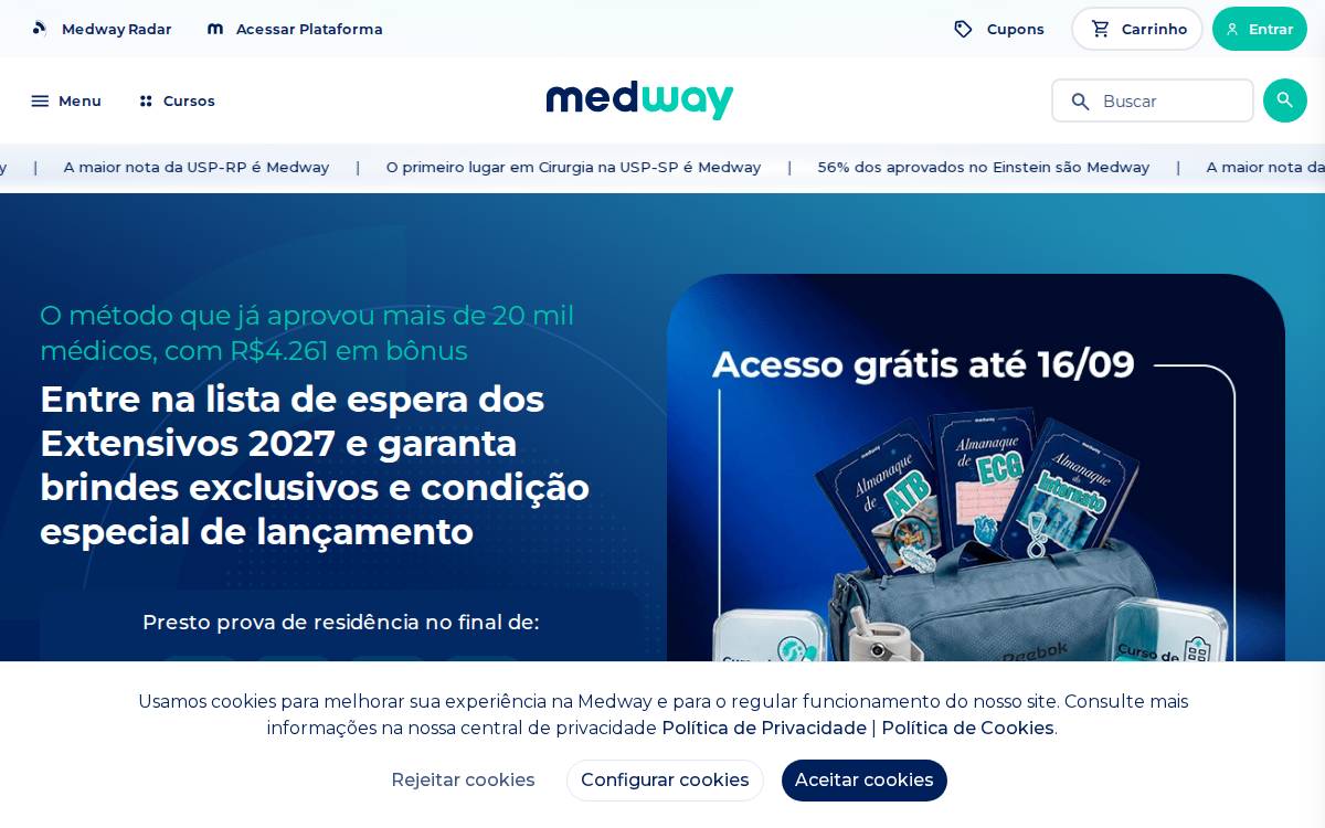 Medway website preview