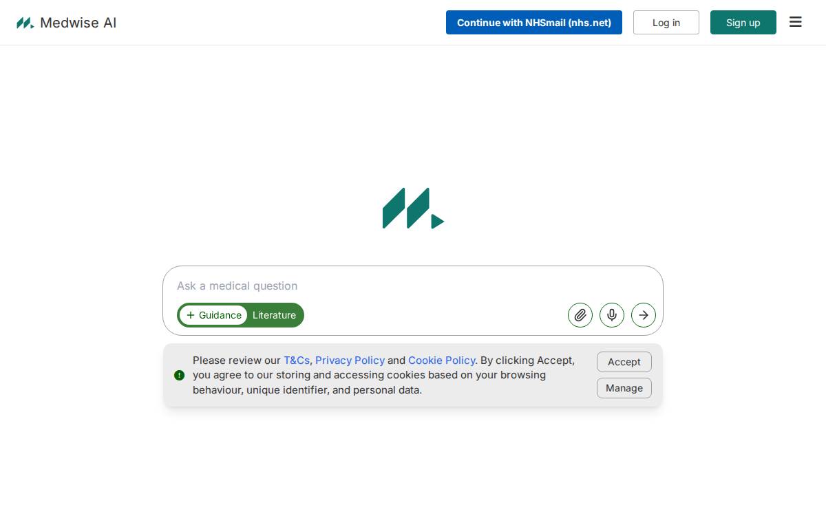 Medwise Ai website preview