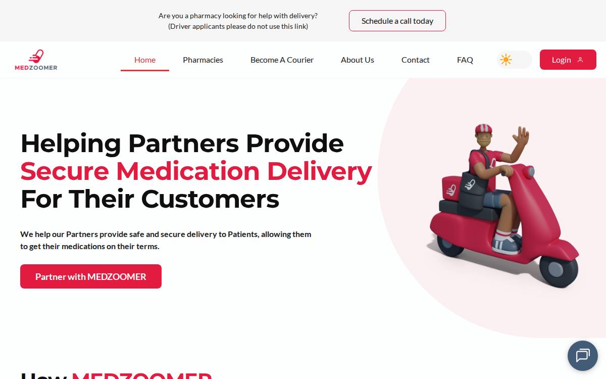 Medzoomer website preview