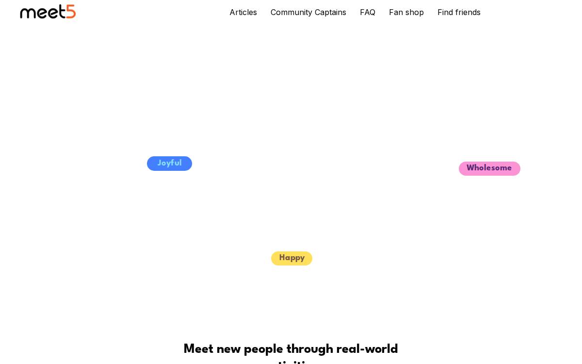 Meet5 website preview