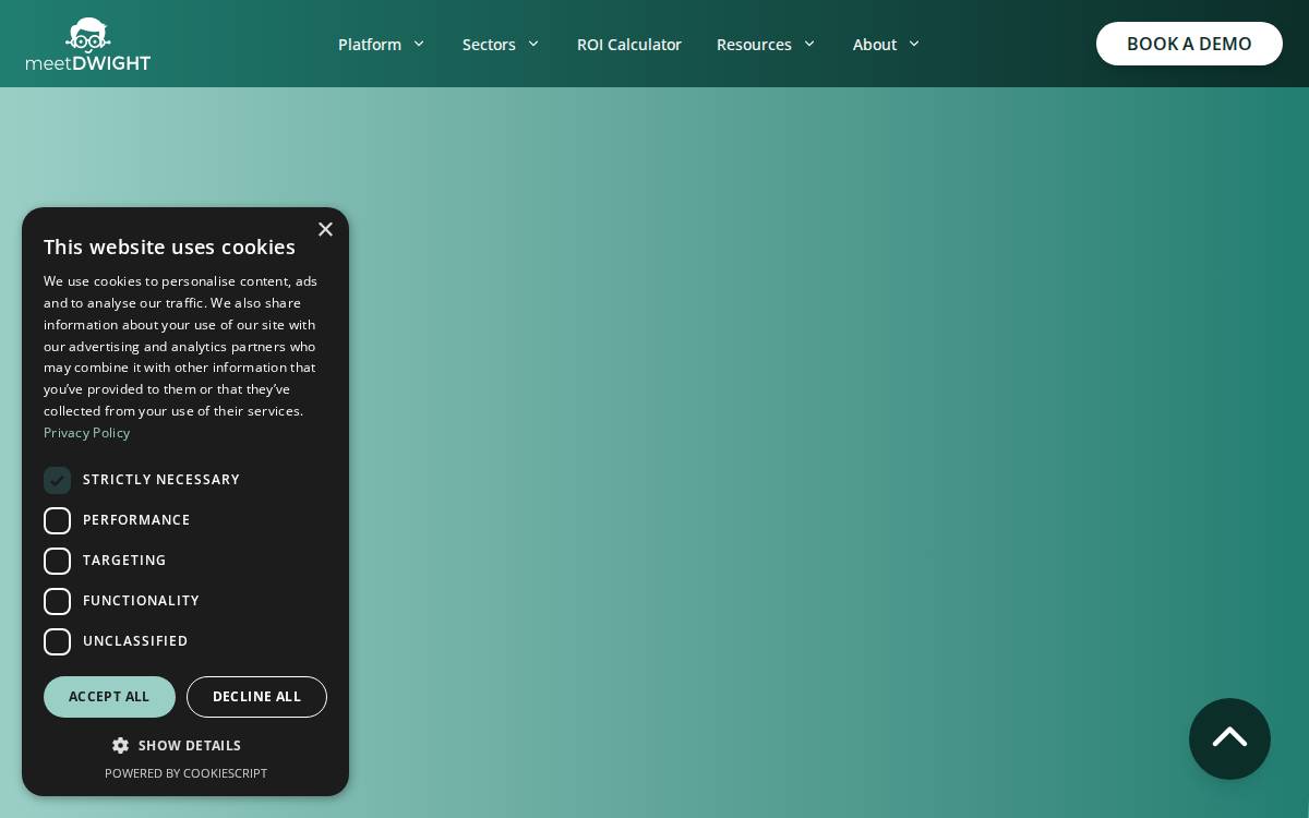 MeetDwight website preview