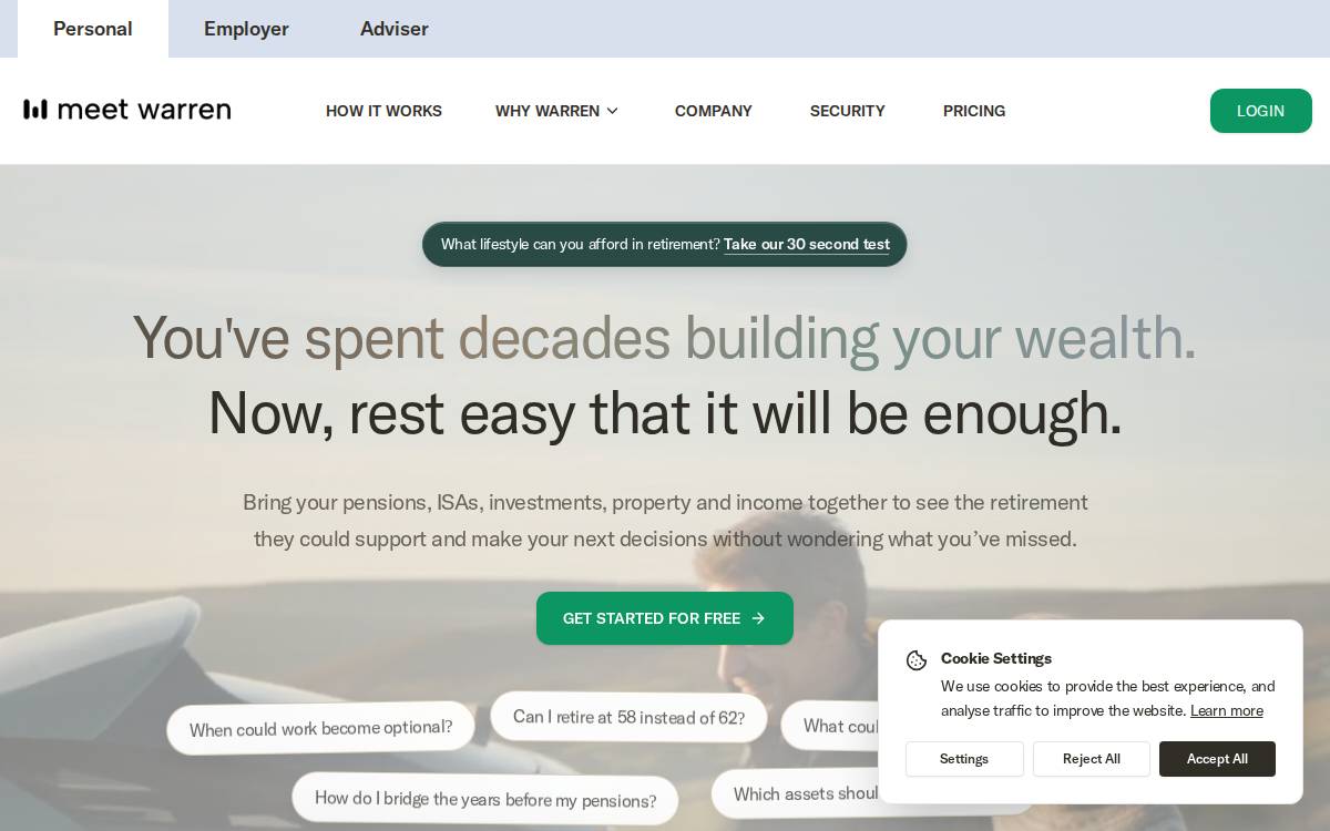 Meetwarren website preview