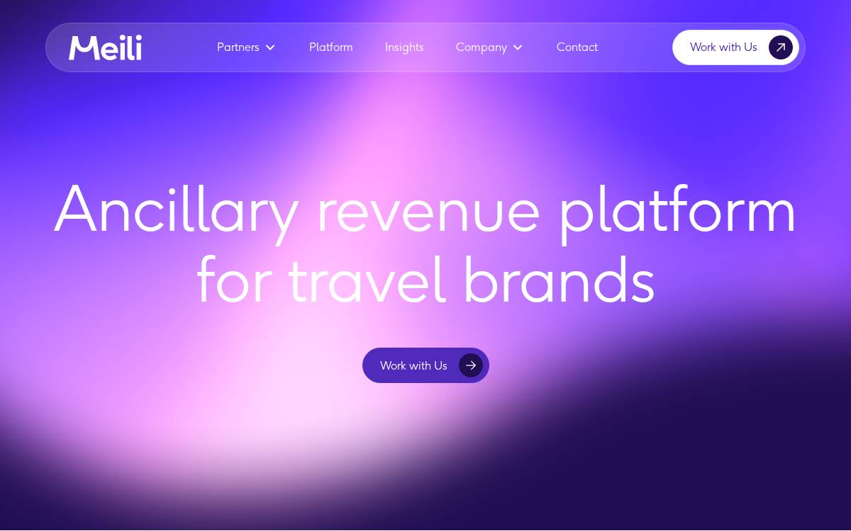 Meili website preview