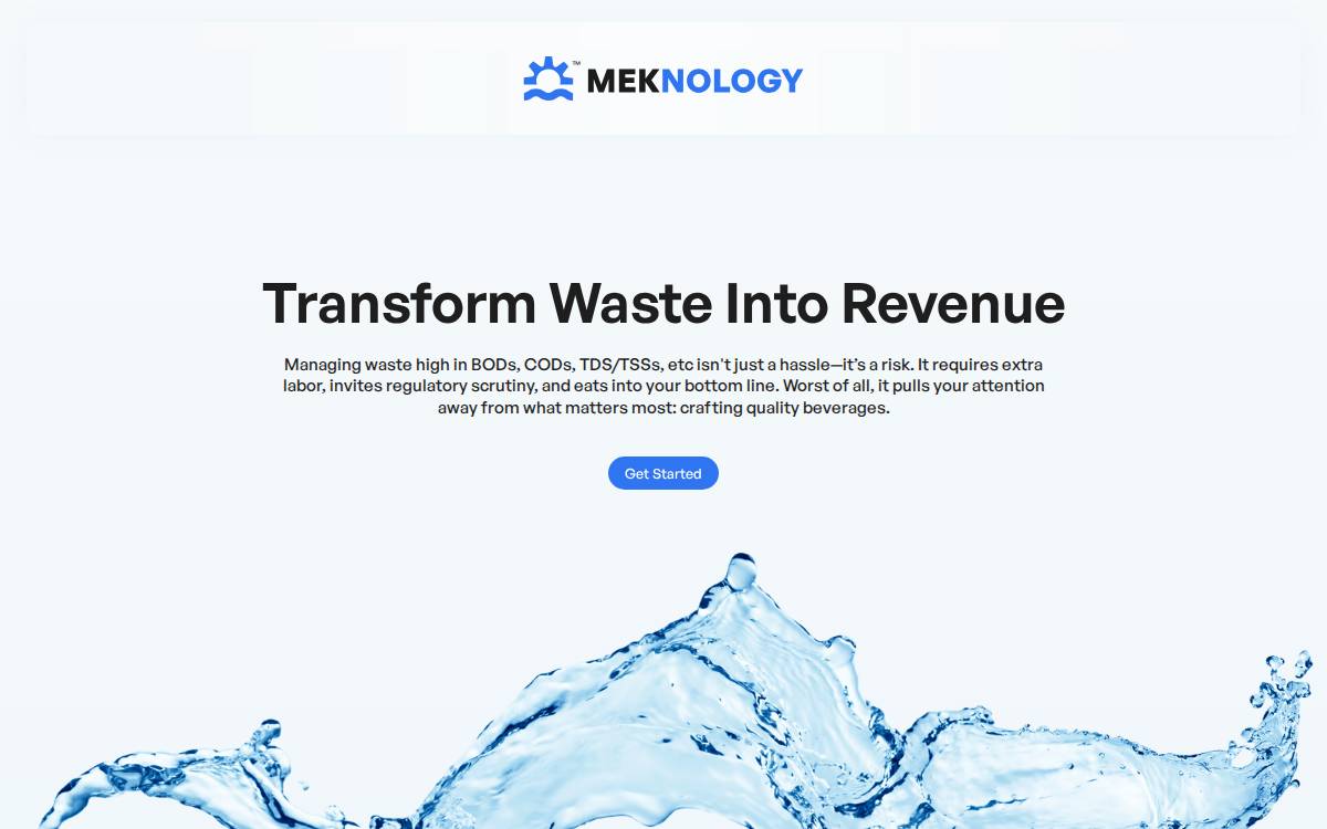 Meknology website preview