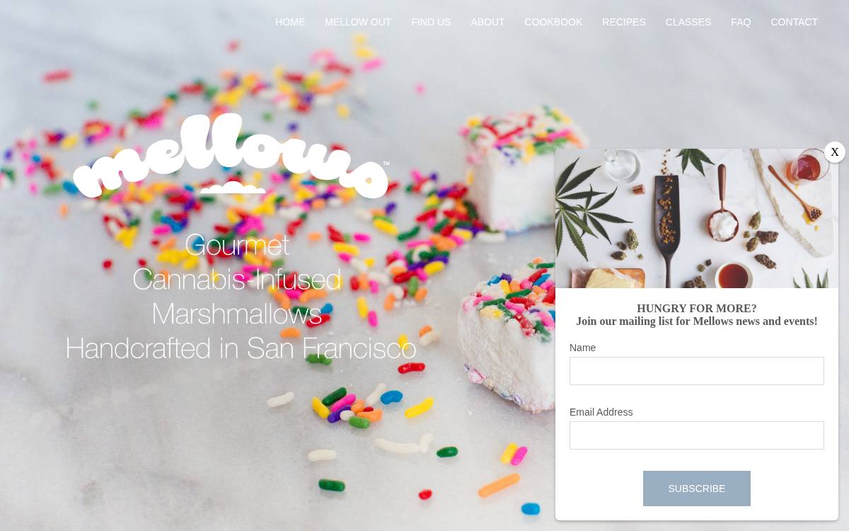 Mellows website preview