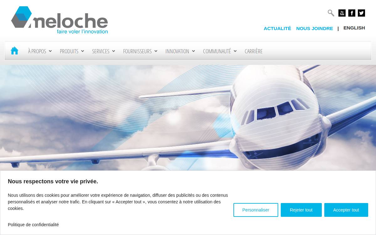 Meloche Group website preview