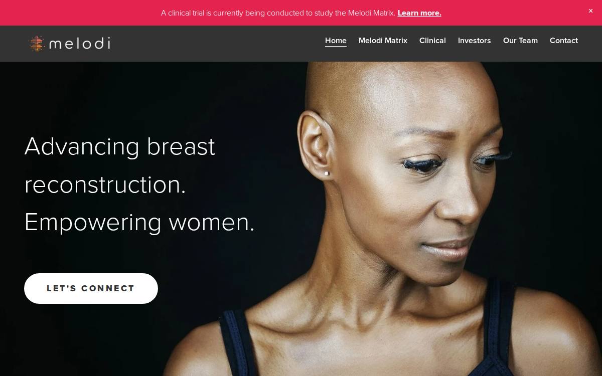 Melodi Health website preview