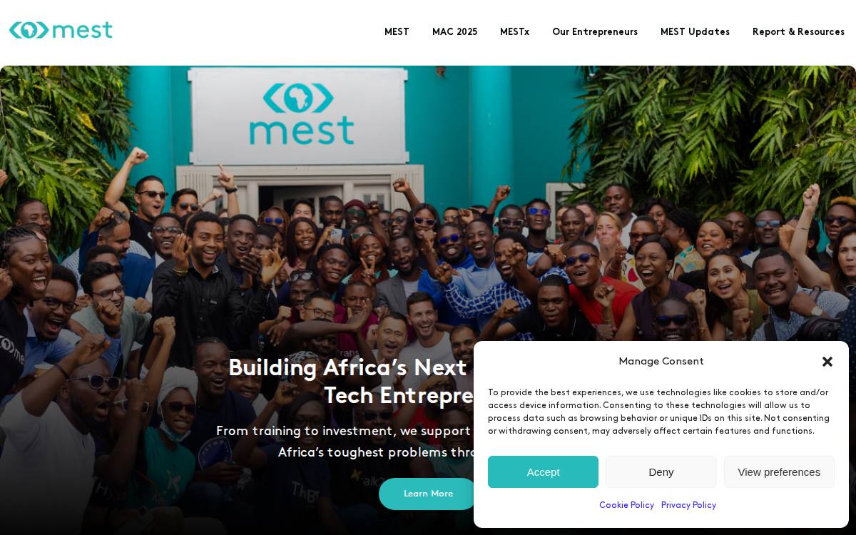 Meltwater Foundation website preview