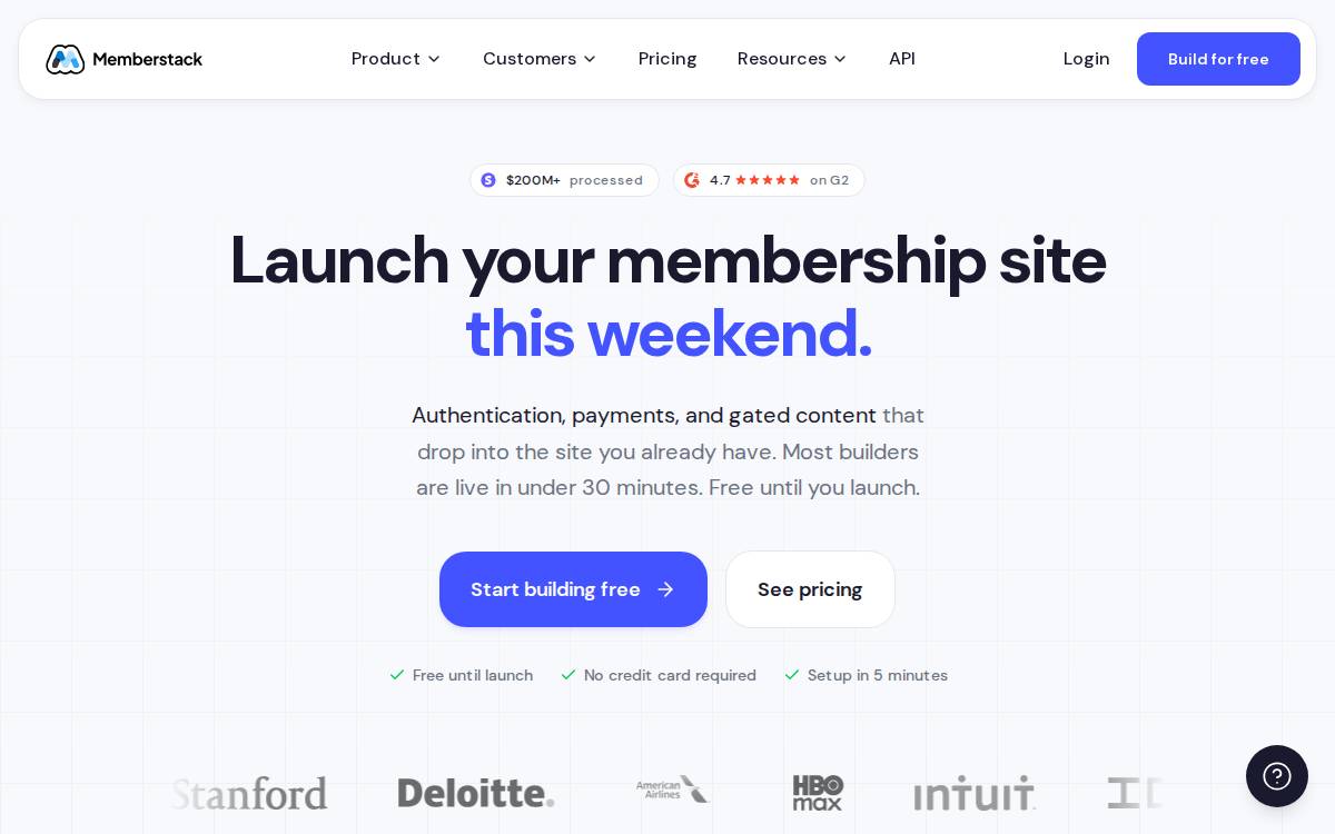 Memberstack website preview
