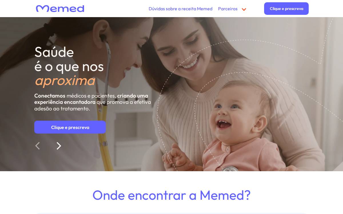 Memed website preview