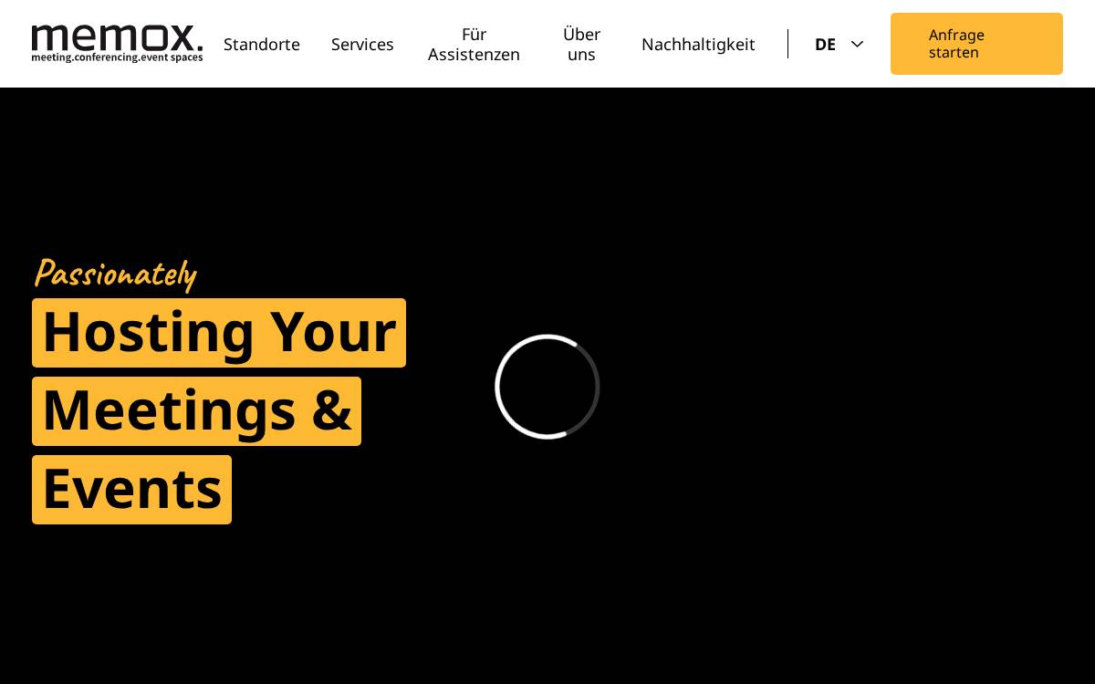 Memox website preview