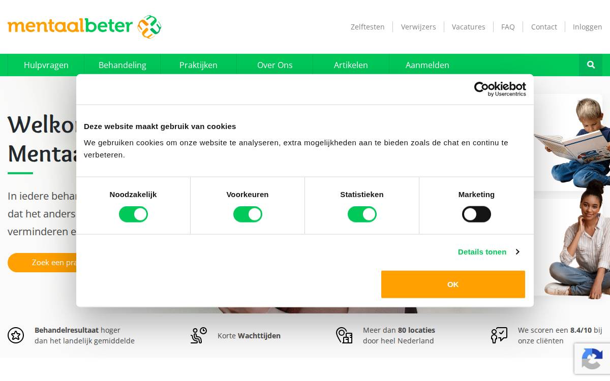 Mentaal Beter website preview