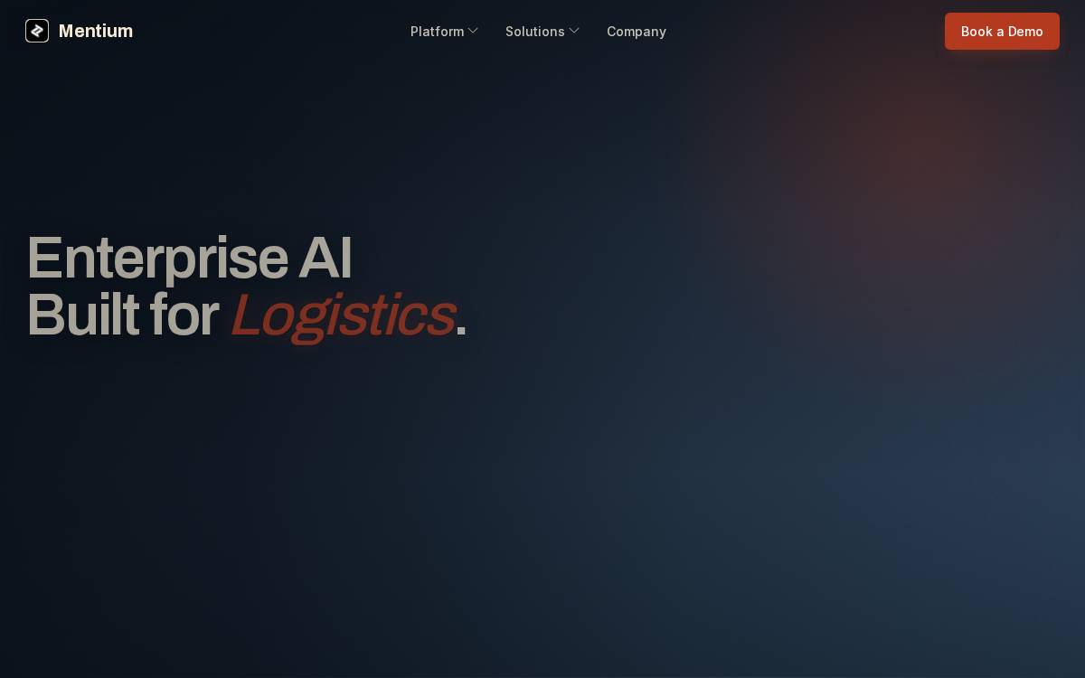 Mentium website preview