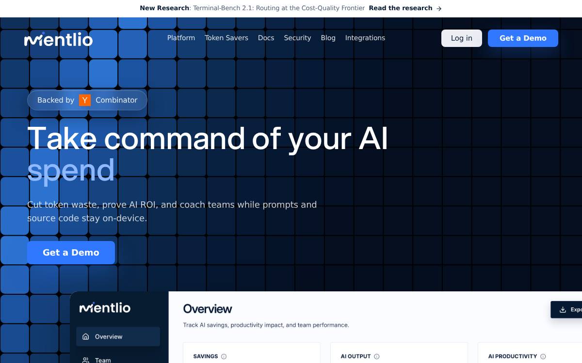 Mentlio website preview
