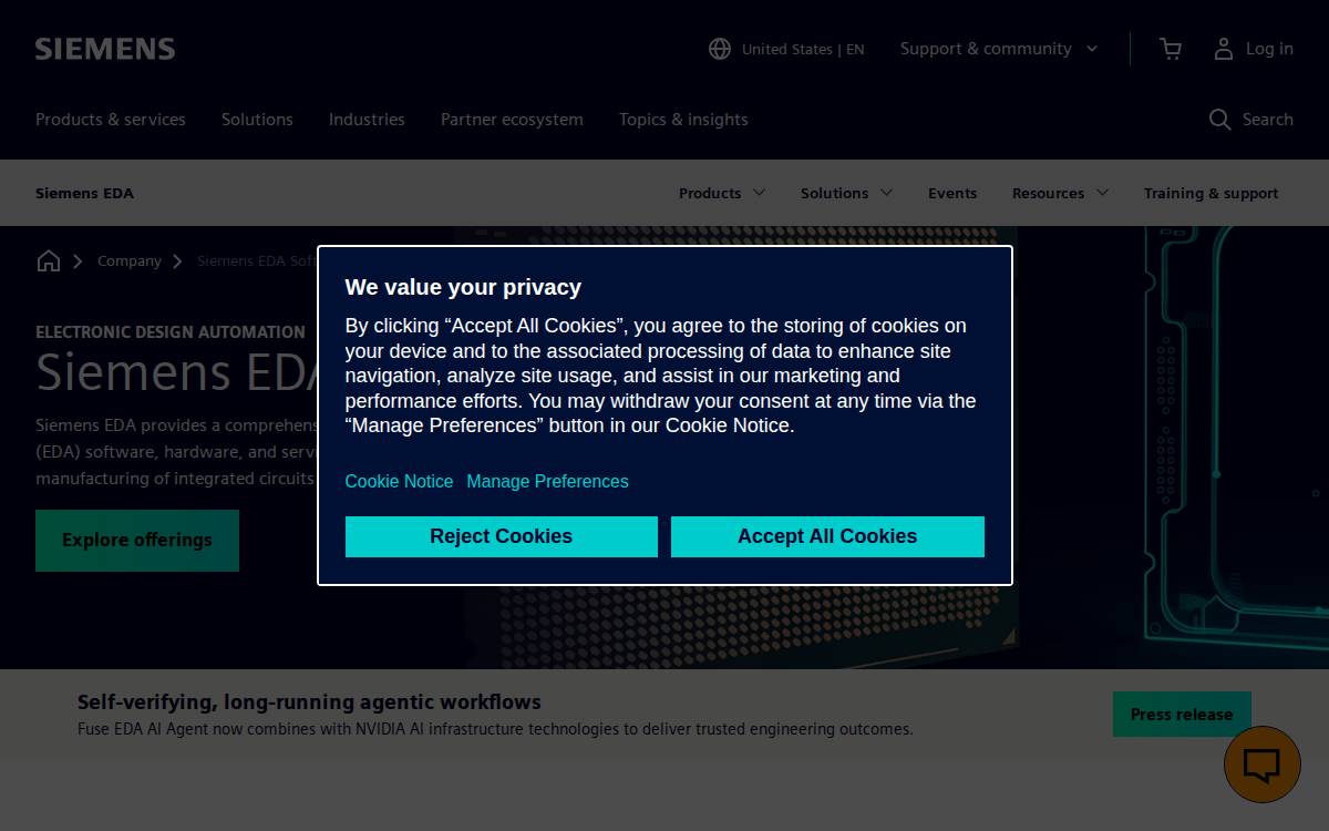 Mentor website preview