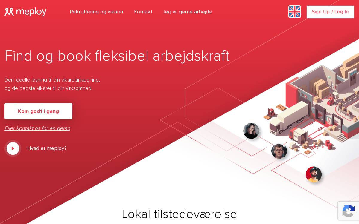 Meploy website preview