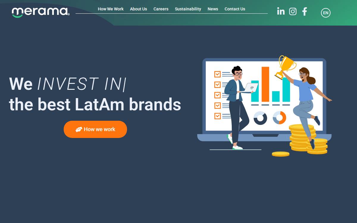 Merama website preview