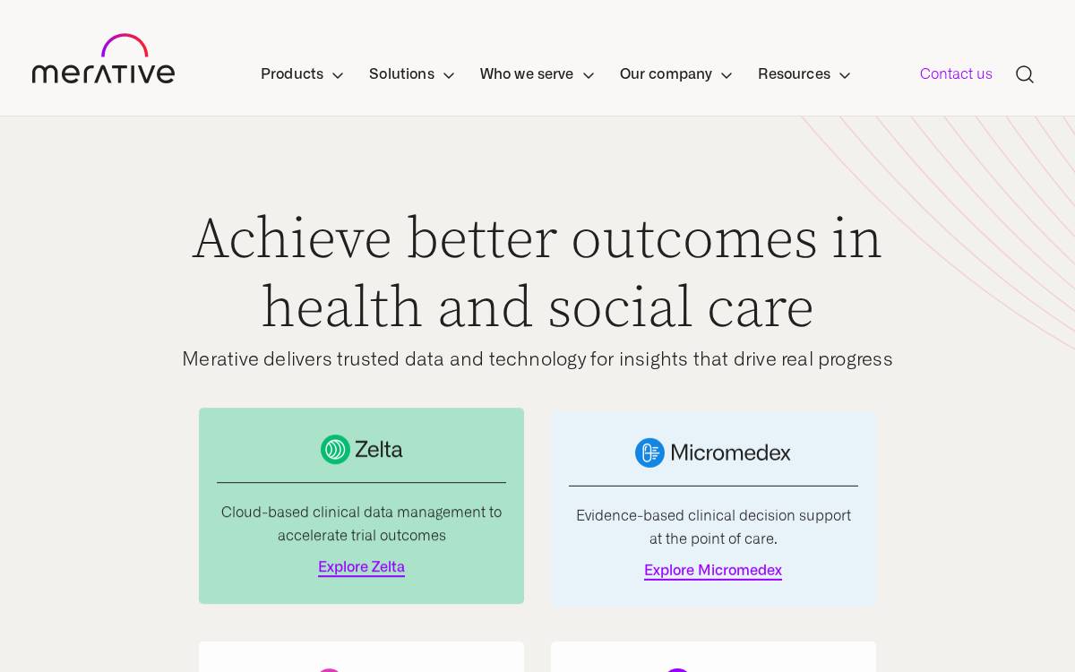 Merative website preview