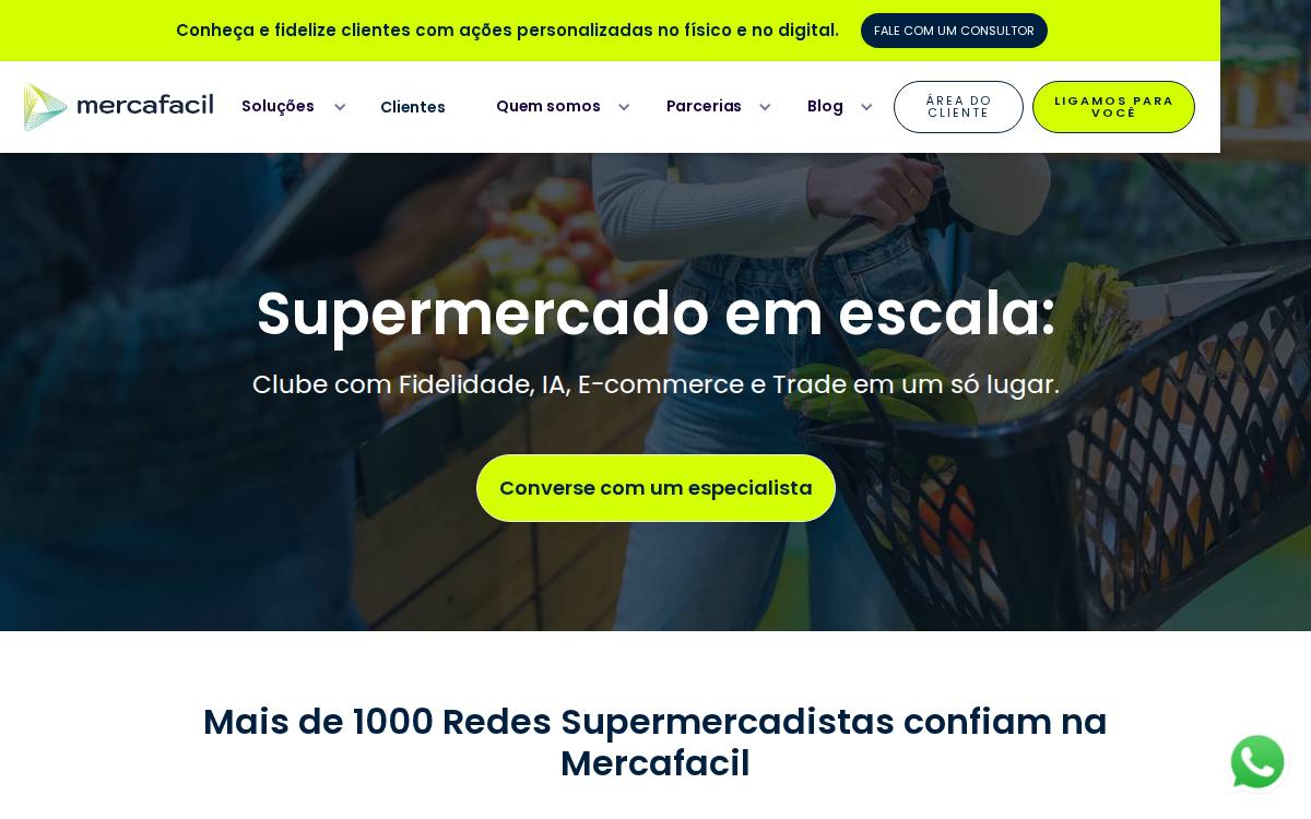 Mercafacil website preview