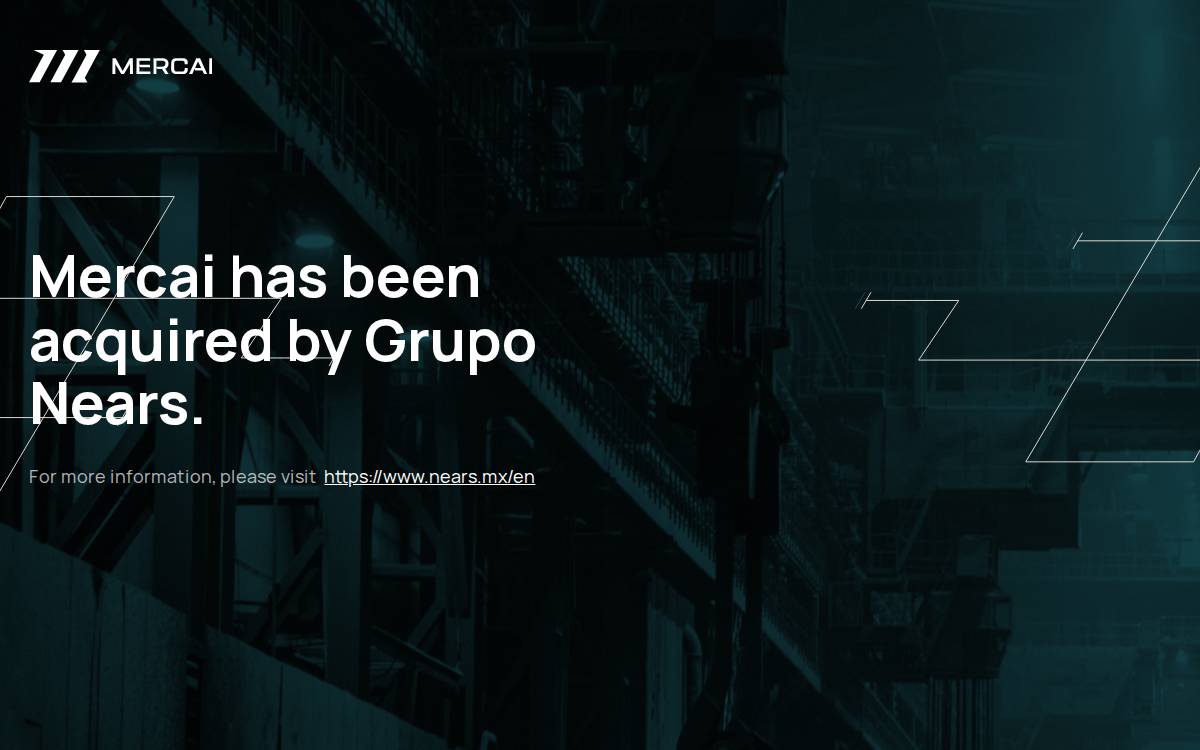 Mercai website preview