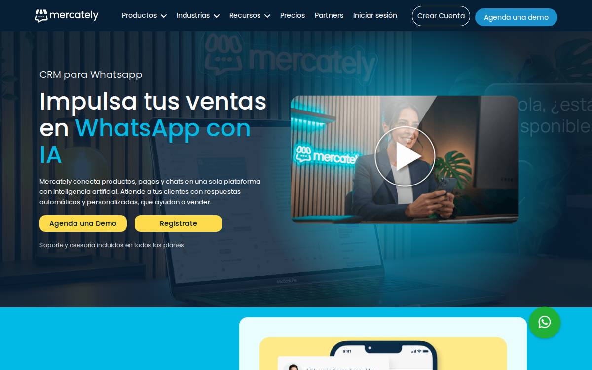 Mercately website preview
